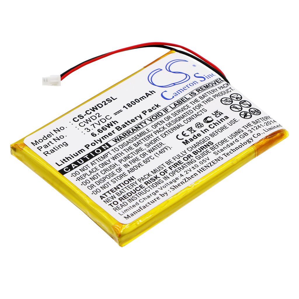 Batteri til Cowon 1800 mAh