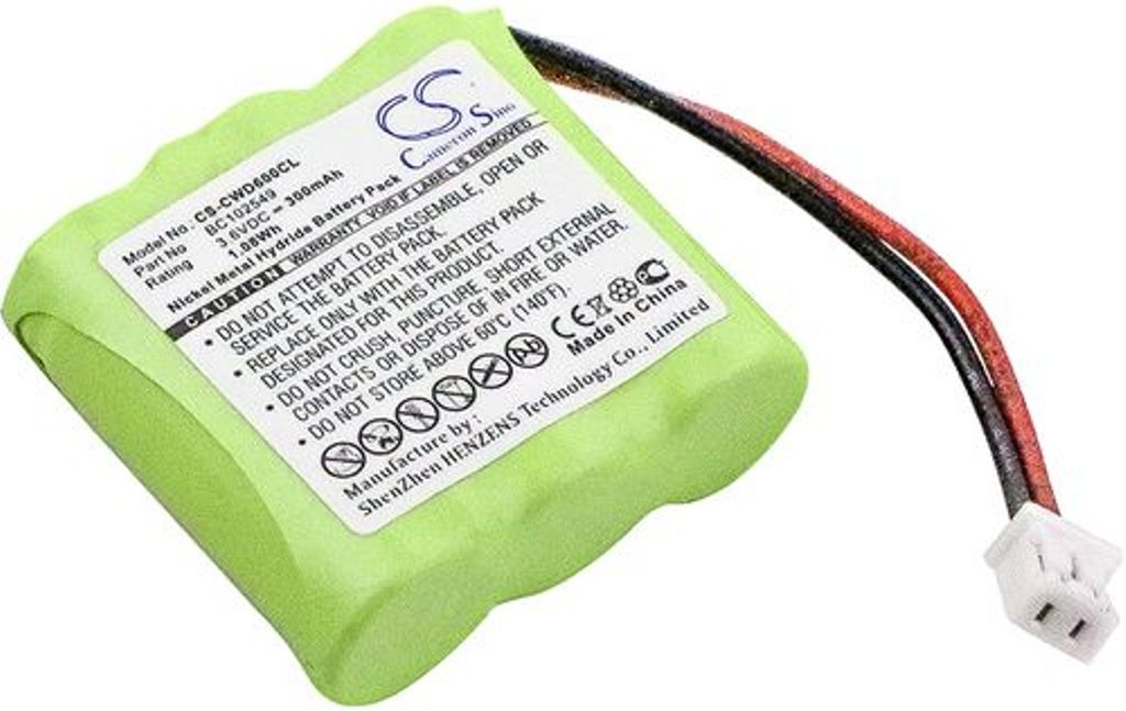 Batteri til Cable & Wireless BC102549,300MAH0735,1-32-125C,85H 300 mAh