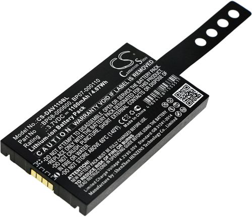 Batteri til Datalogic BP08-00011A,BP07-000110,94ACC0083 1100 mAh