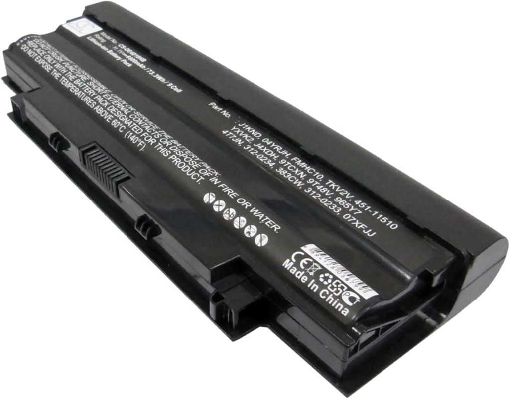 Batteri til Dell J1KND,04YRJH,FMHC10,TKV2V,YXVK2,J4XDH,9TCXN,9T48V,965Y7,4T7JN,312-0234,383CW,312-0233,07XFJJ,451-115 6600 mAh