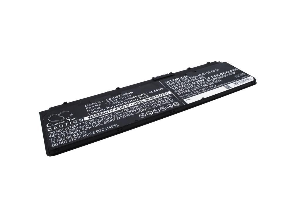 Batteri til Dell VFV59,WD52H,W57CV,0W57CV,PT1,X01,GVD76,KWFFN,J31N7,HJ8KP,NCVF0,451-BBFX,451-BBFT,451-BBFV,452-BBFY,0 6000 mAh
