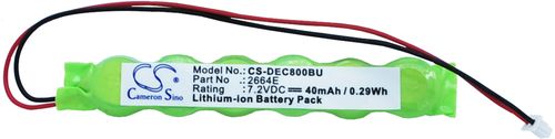 Batteri til Dell 2664E,02664E 40 mAh