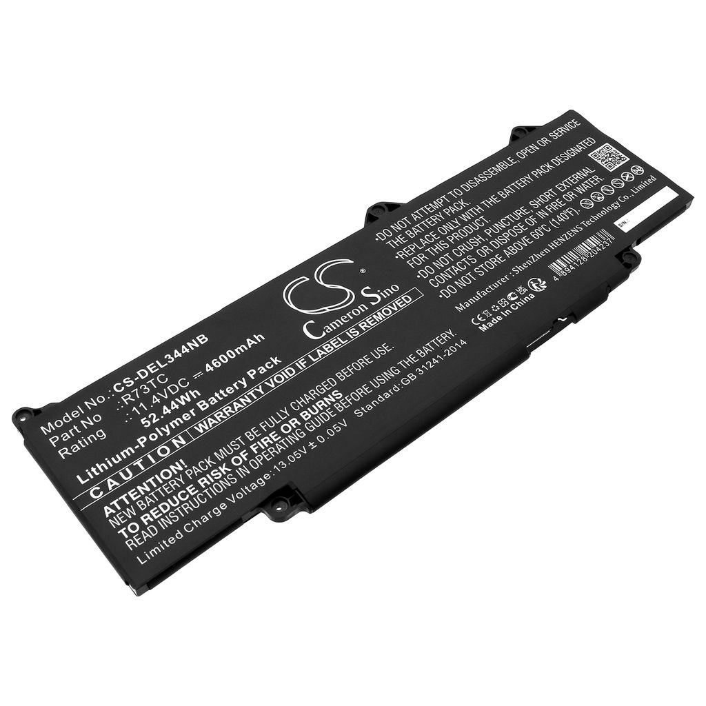 Batteri til Dell KDM9P,2X1V9,DR02P,803W6,R73TC,0803W6,02X1V9 4600 mAh