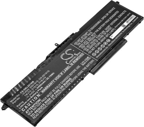 Batteri til Dell 1FXDH,0D191G,CN-0D191G,D191G,1WJT0,01WJT0 8400 mAh