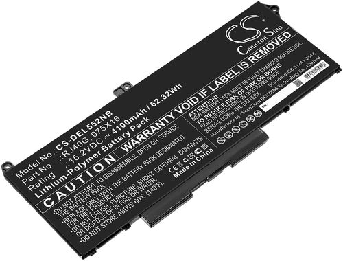 Batteri til Dell 075X16,RJ40G 4100 mAh