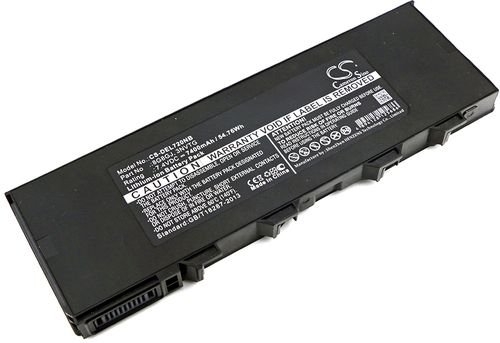 Batteri til Dell 8G8GJ,3NVTG,03NVTG,451-BBJJ,NJTCH,VD0FX,P18T001,P18T0,P18T002,V23NY 7400 mAh