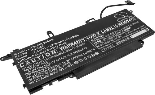 Batteri til Dell NF2MW 6750 mAh