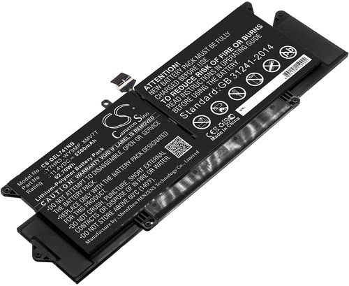 Batteri til Dell WY9MP,XMV7T,Y7HR3,35J09,7YX5Y,YJ9RP 5500 mAh