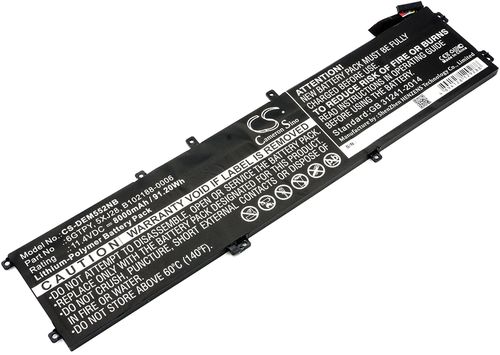 Batteri til Dell 6GTPY,5XJ28,B102188-0006,GPM03,05041C,0GPM03,5041C,5D91C,B0768CM848,B07DG1TZ4P,B07GVPFFHT,H5H20 8000 mAh