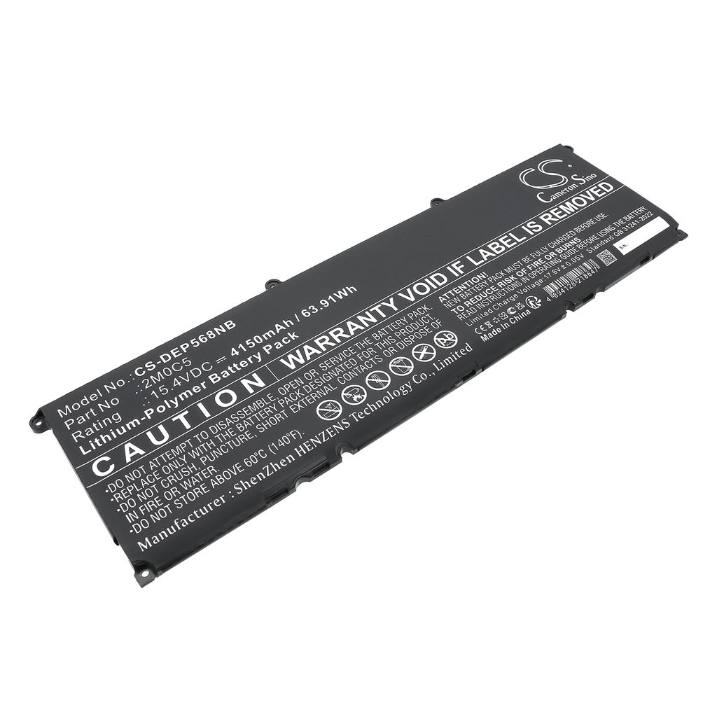 Batteri til Dell 2M0C5,9FTVV,F5HR2,JXM4G 4150 mAh