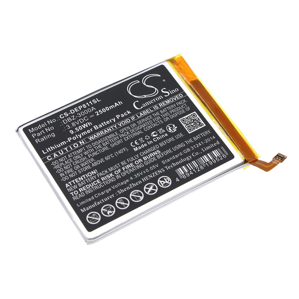 Batteri til Doro DBZ-3000A 2500 mAh