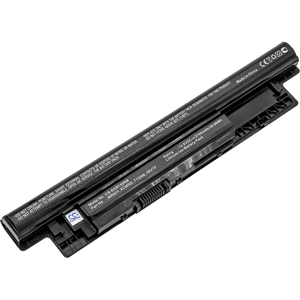 Batteri til Dell MR90Y,XCMRD,T1G4M,YGMTN,G019Y,0MF69,6HY59,4DMNG,8RT13,8TT5W,68DTP,6XH00,9K1VP,VR7HM,V1YJ7,W6XNM,312- 2700 mAh