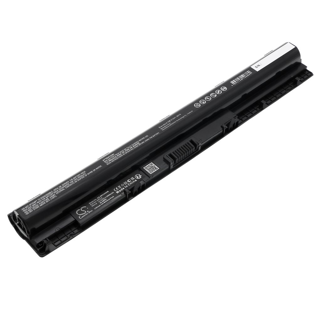 Batteri til Dell GXVJ3,HD4J0,K185W,M5Y1K,WKRJ2,07G07,1KFH3,451-BBMG,451-BBOO,453-BBBR,6YFVW,Hd4Jo,KI85W,M5YIK,P28E,P5 2600 mAh