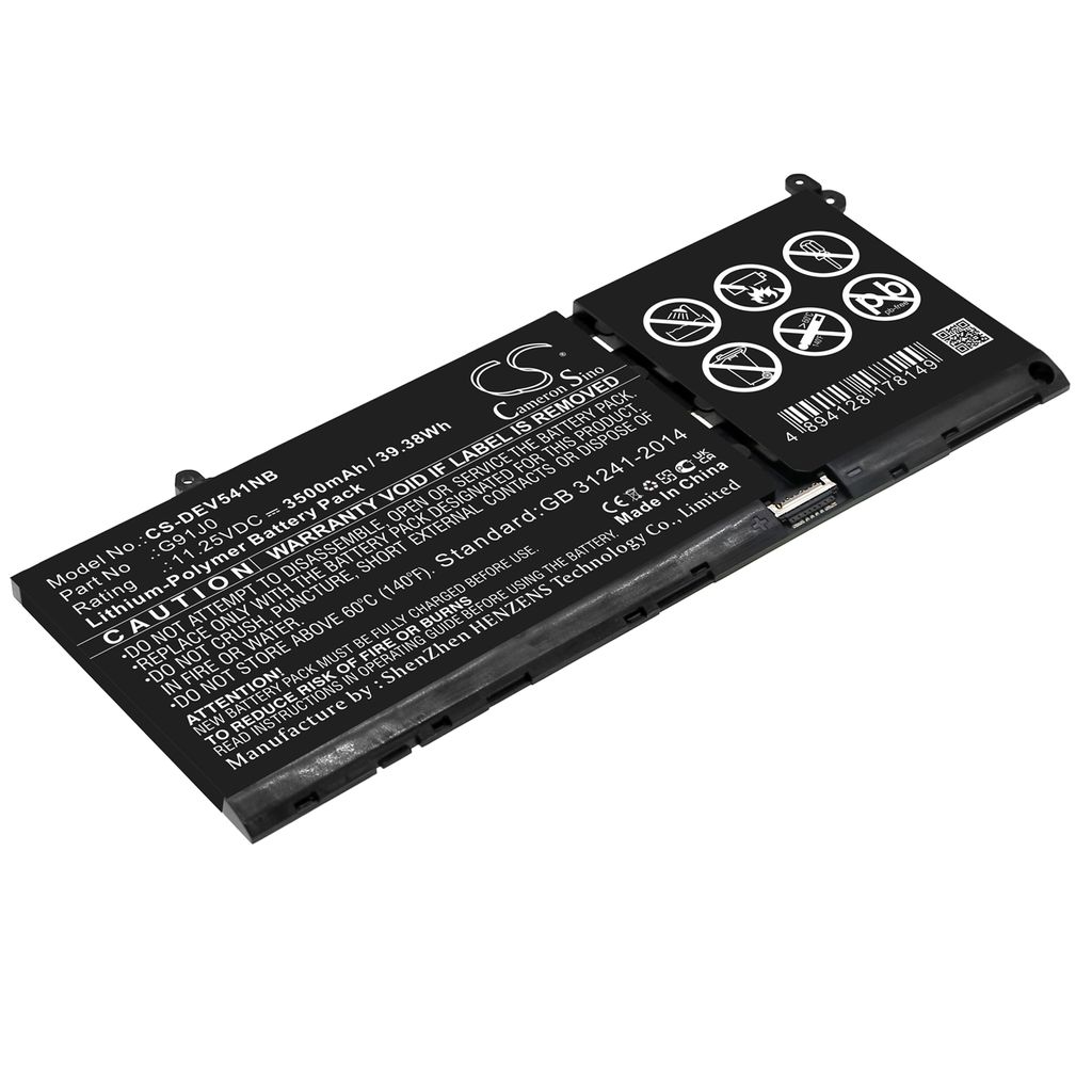 Batteri til Dell G91J0 3500 mAh