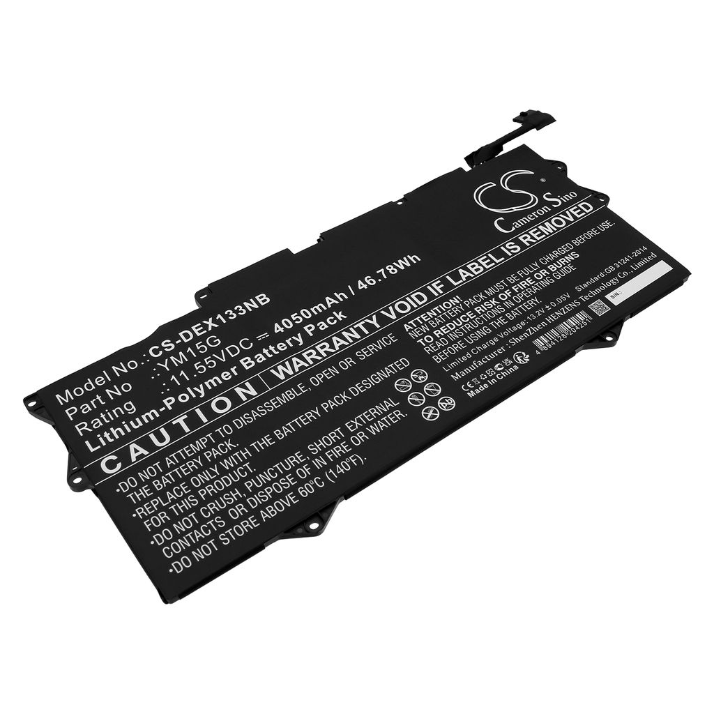 Batteri til Dell YM15G,G9FHC 4050 mAh