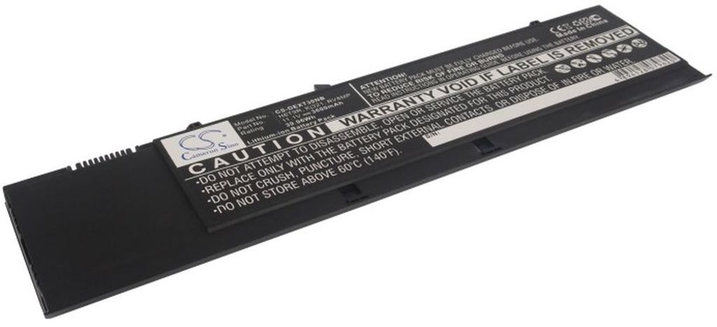 Batteri til Dell 1H52F,1NP0F,37HGH,9G8JN,H6T9R,KJ321,RV8MP 3600 mAh