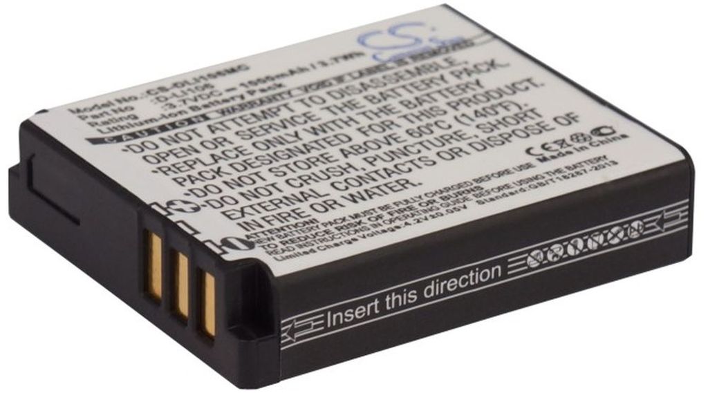 Batteri til Kodak NCA-K/102,LB-080 (1000mAh)