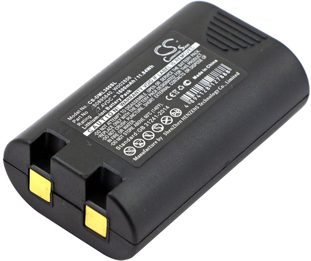 Batteri til 3M PL-200-BAT 1600 mAh