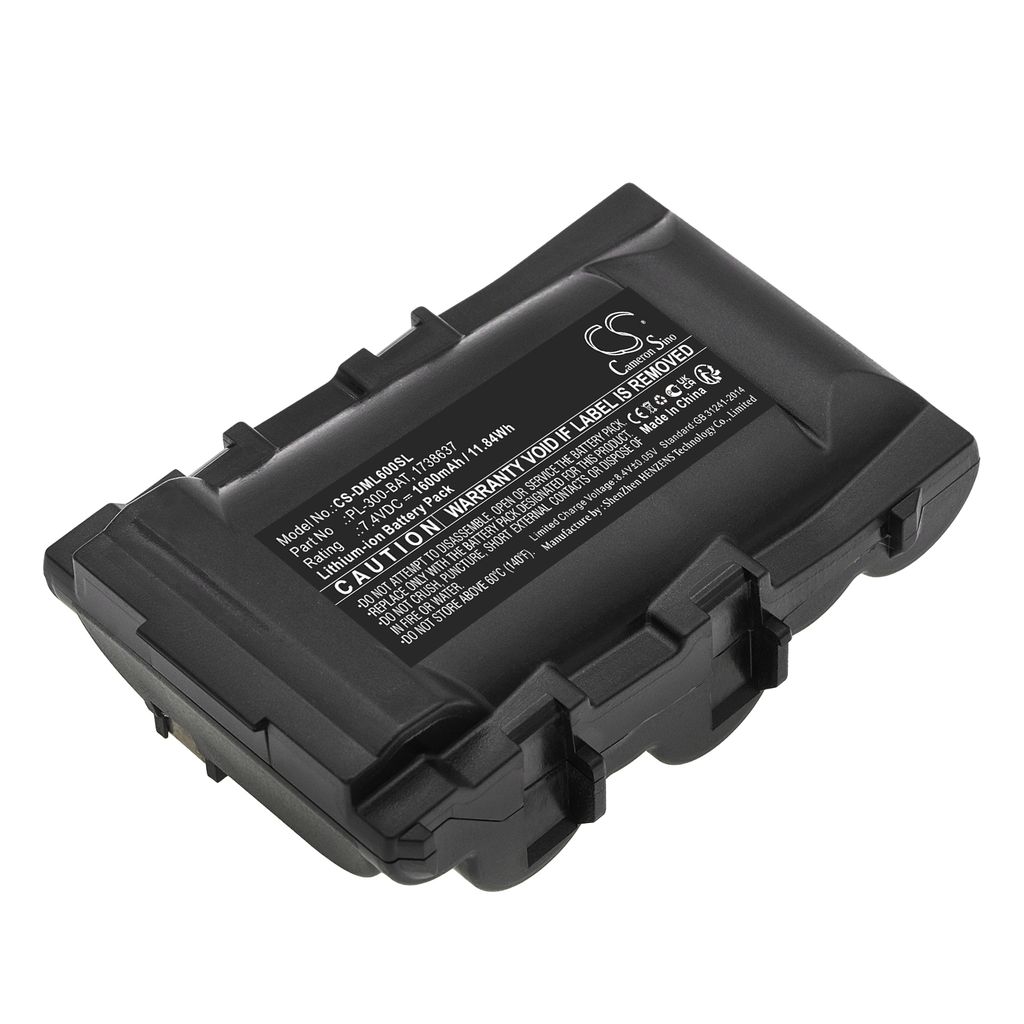 Batteri til 3M PL-300-BAT 1600 mAh