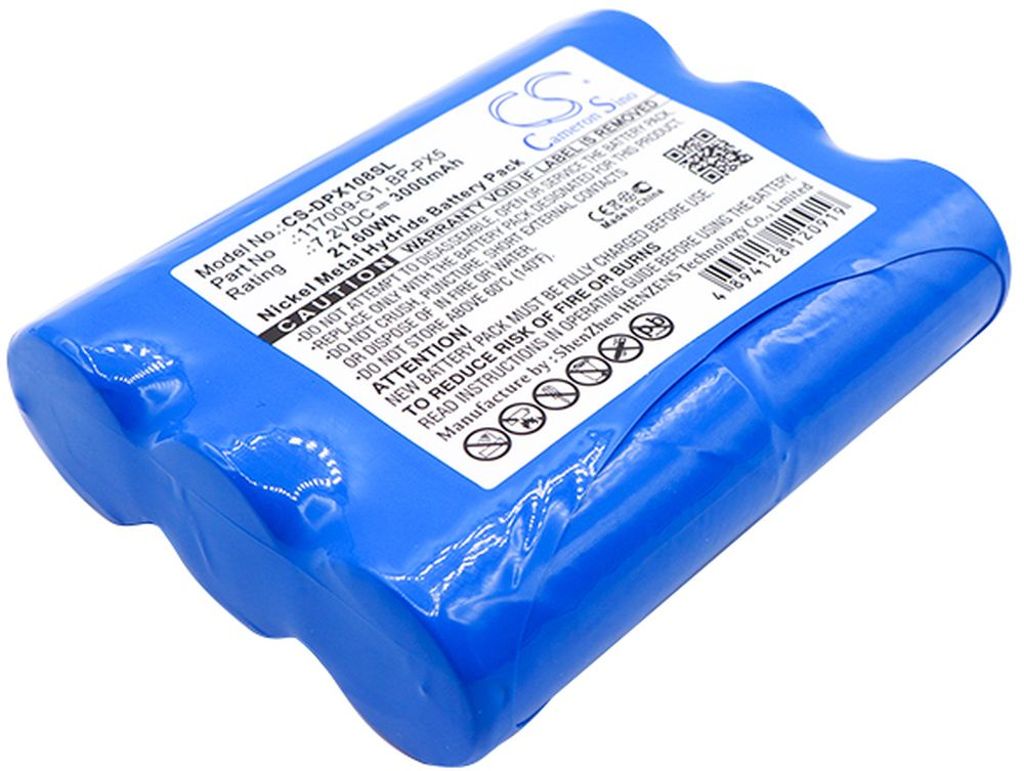 Batteri til Dranetz 117009-G1,BP-PX5 3000 mAh