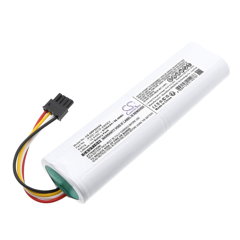 Batteri til Dreame P2051-4S1P-XWDEV 3350 mAh