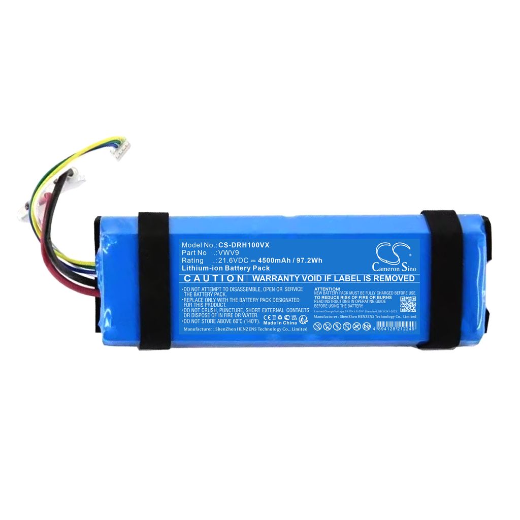 Batteri til Dreame P2106-6S1P-BWB,VWV9 4500 mAh