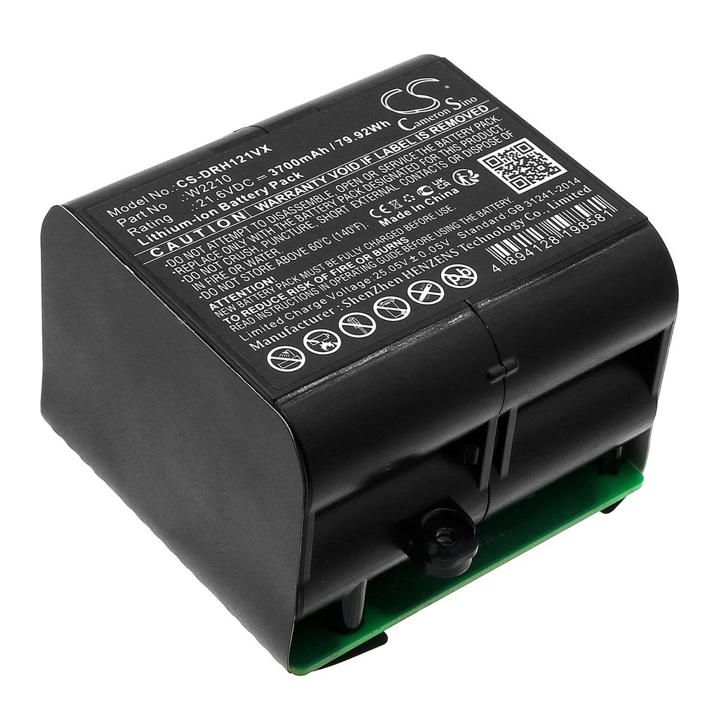 Batteri til Dreame W2210,W2210-6S1P-BWB 3700 mAh