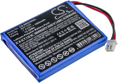 Batteri til Deviser BAT-S30 1800 mAh
