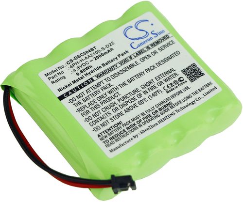 Batteri til DSC 4PH-H-AA2100-S-D22,17000153,DSC-BATT2148V 2000 mAh