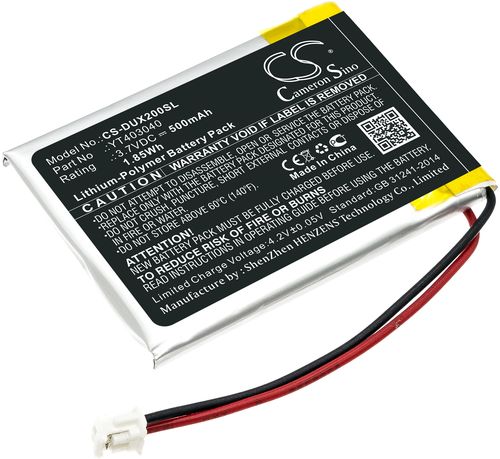 Batteri til XDUOO YT403040 500 mAh