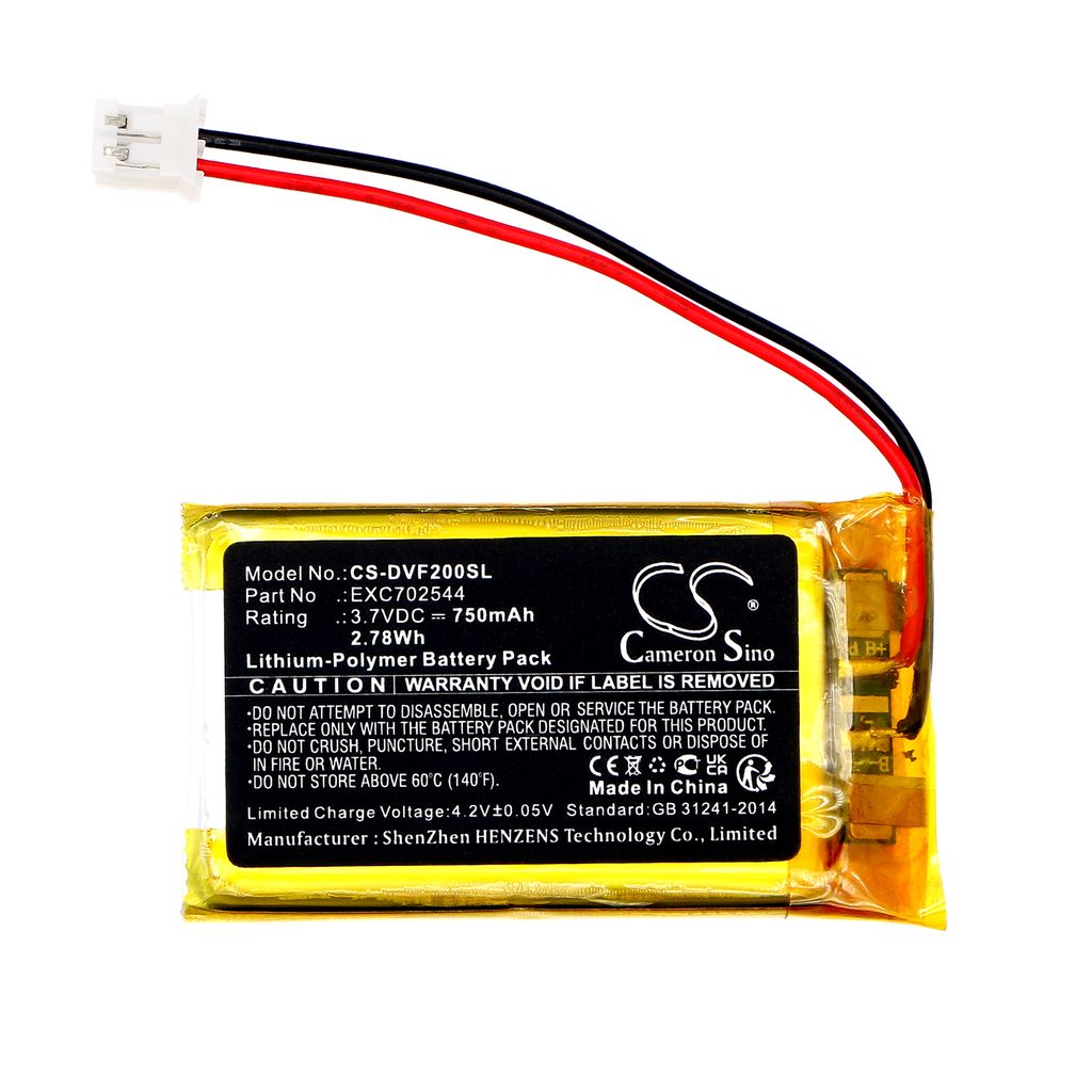 Batteri til Divoom EXC702544 750 mAh
