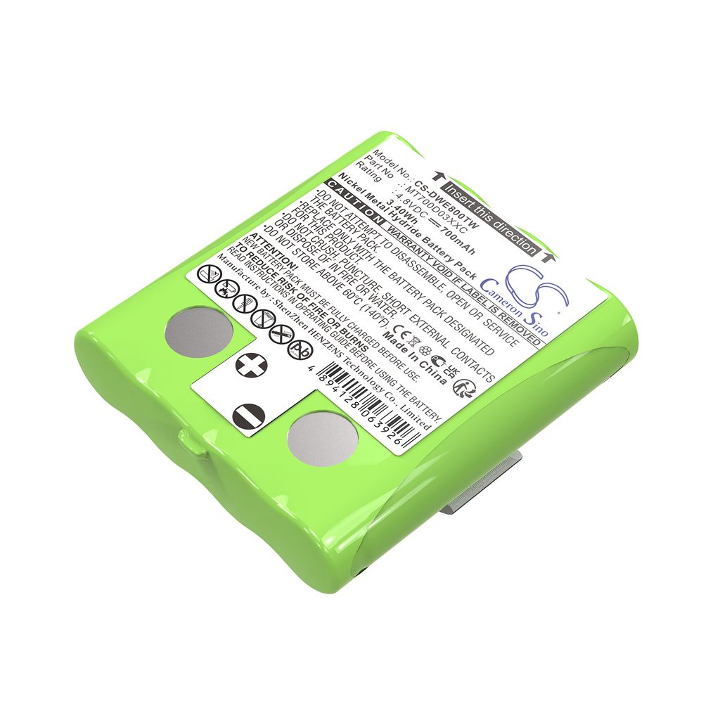 Batteri til DeTeWe MT700D03XXC 700 mAh