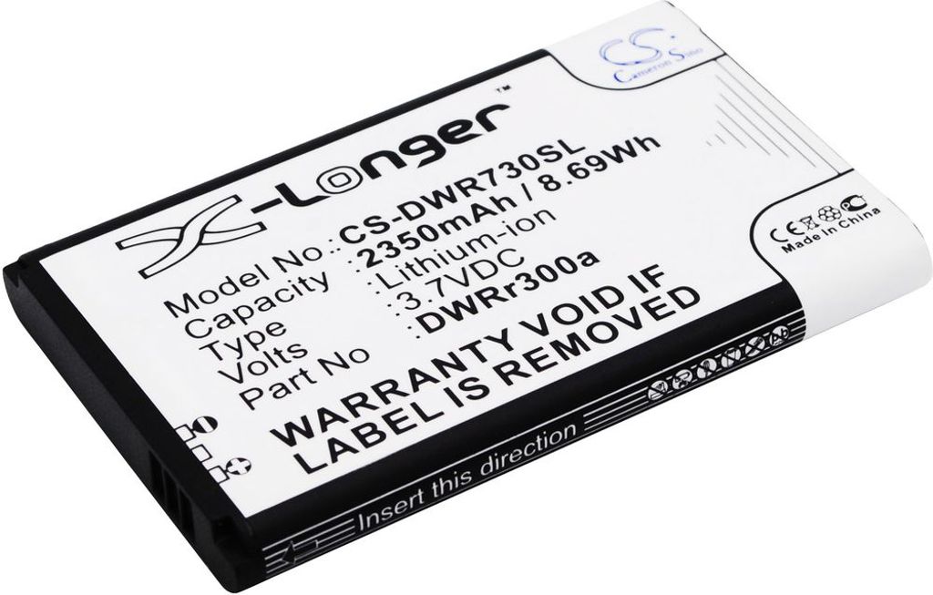 Batteri til D-Link DWRr300a,6BT-R300A-291,DWRr600b,6BT-R600B-2902 2350 mAh