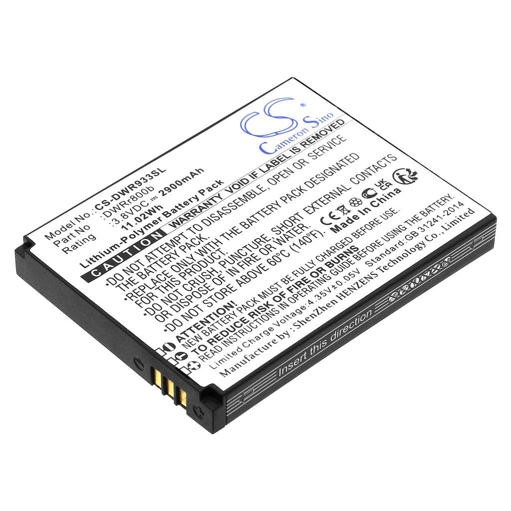 Batteri til D-Link DWRr800b,6BT-R800B-2901 2900 mAh