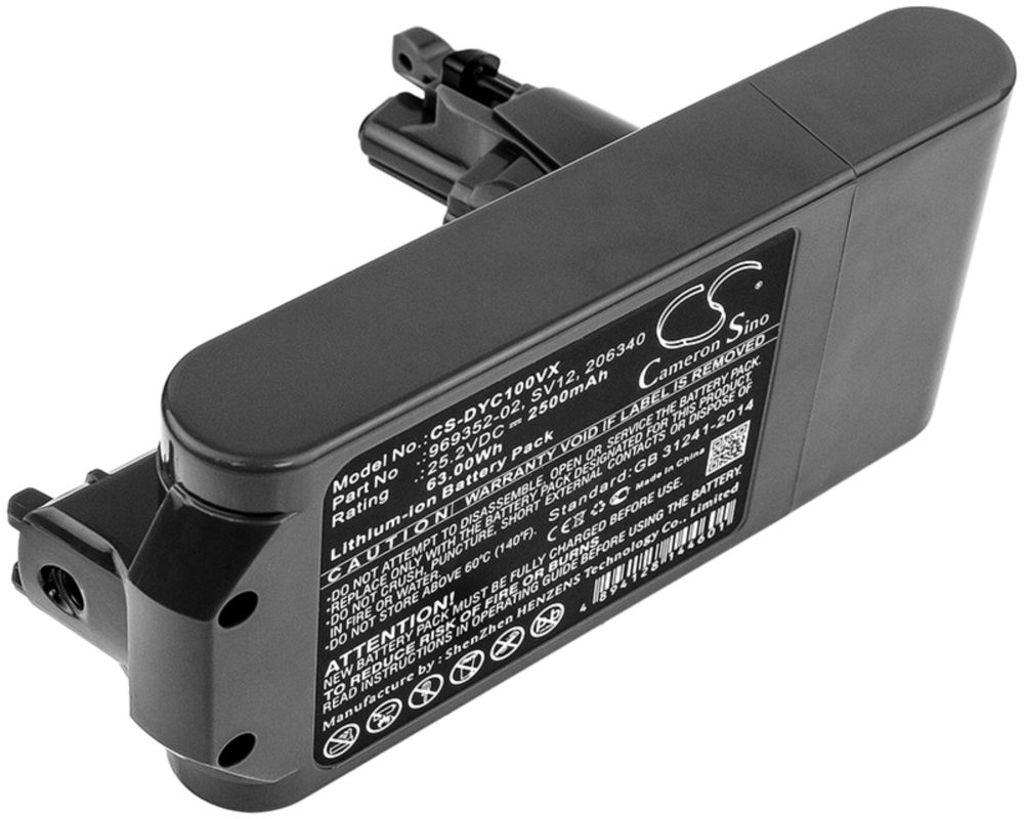 Batteri til Dyson 969352-02,SV12,206340 2500 mAh