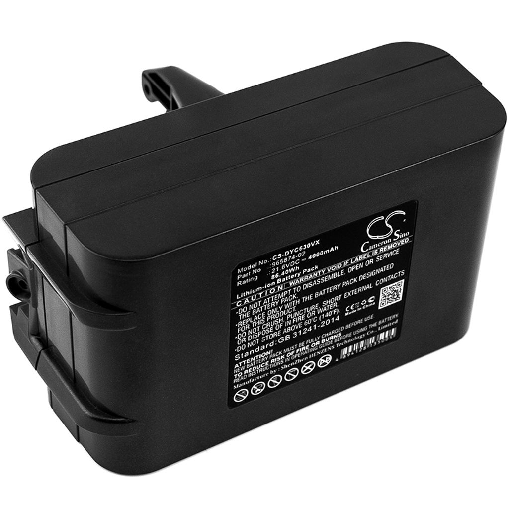 Batteri til Dyson 965874-02,205794-01/04,965874-01,965874-03,967810-02,967810-03,967810-13,967810-21,967810-23,209472- 4000 mAh