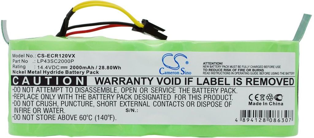 Batteri til Ariete 2000 mAh