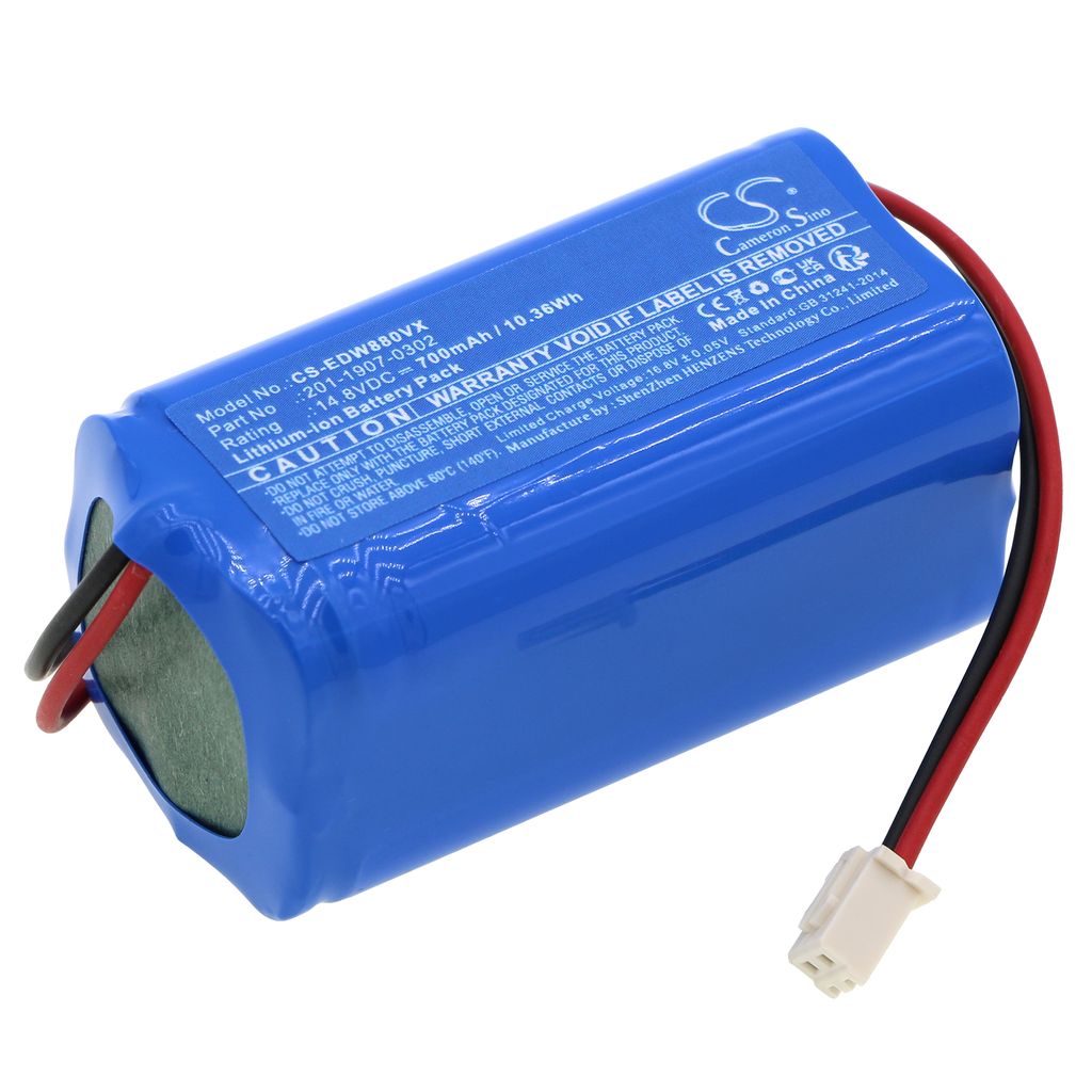 Batteri til Ecovacs 201-1907-0302,201-2005-0022, 201-2343-0016,S04-L148-650,S15-LI-148-650 700 mAh