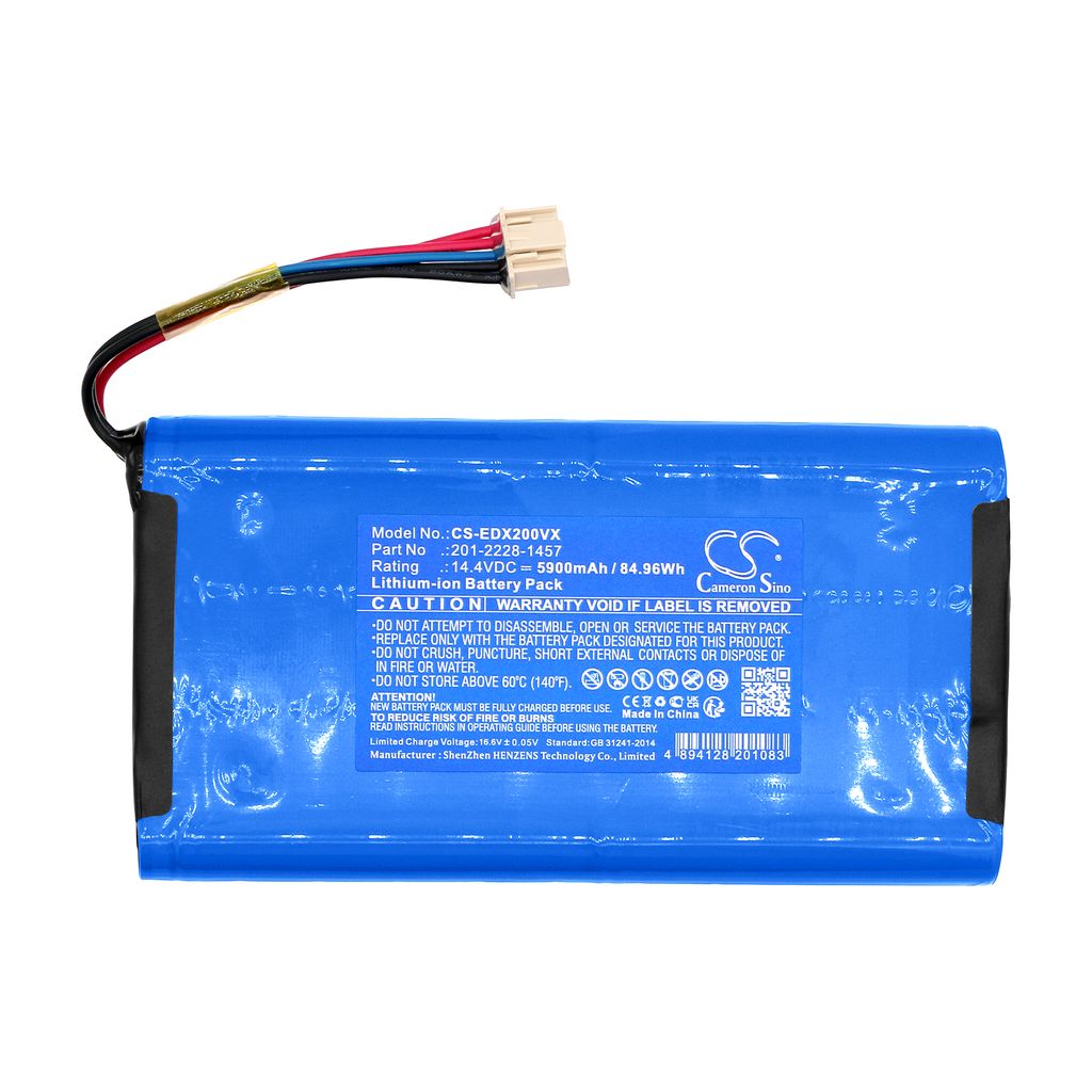 Batteri til Ecovacs 201-2228-1457,201-2357-11B2,201-2357-1165,S19-LI-144-6400,ZB2225-4S1P-01A 5900 mAh