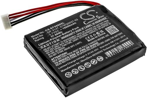 Batteri til EXFO GP-2147,01WQ0037-03 10000 mAh