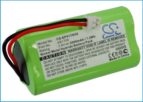 Batteri til Euro Pro XB1705 2000 mAh