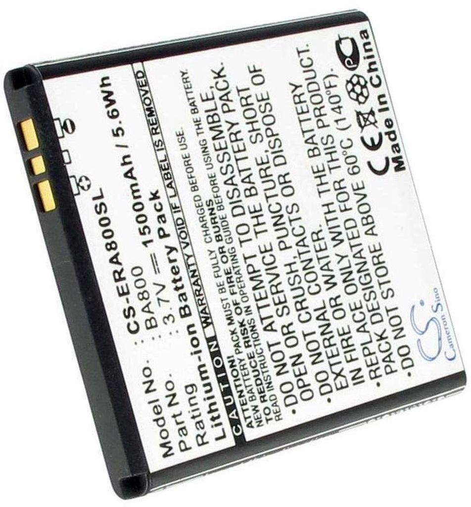 Batteri til Sony Ericsson BA800 1700 mAh