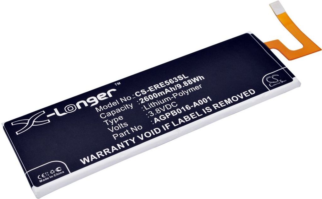 Batteri til Sony Ericsson AGPB016-A001 2600 mAh