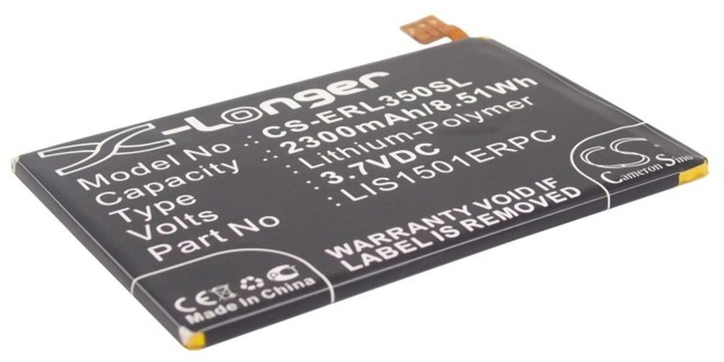 Batteri til Sony Ericsson LIS1501ERPC,1264-3476.1 2300 mAh