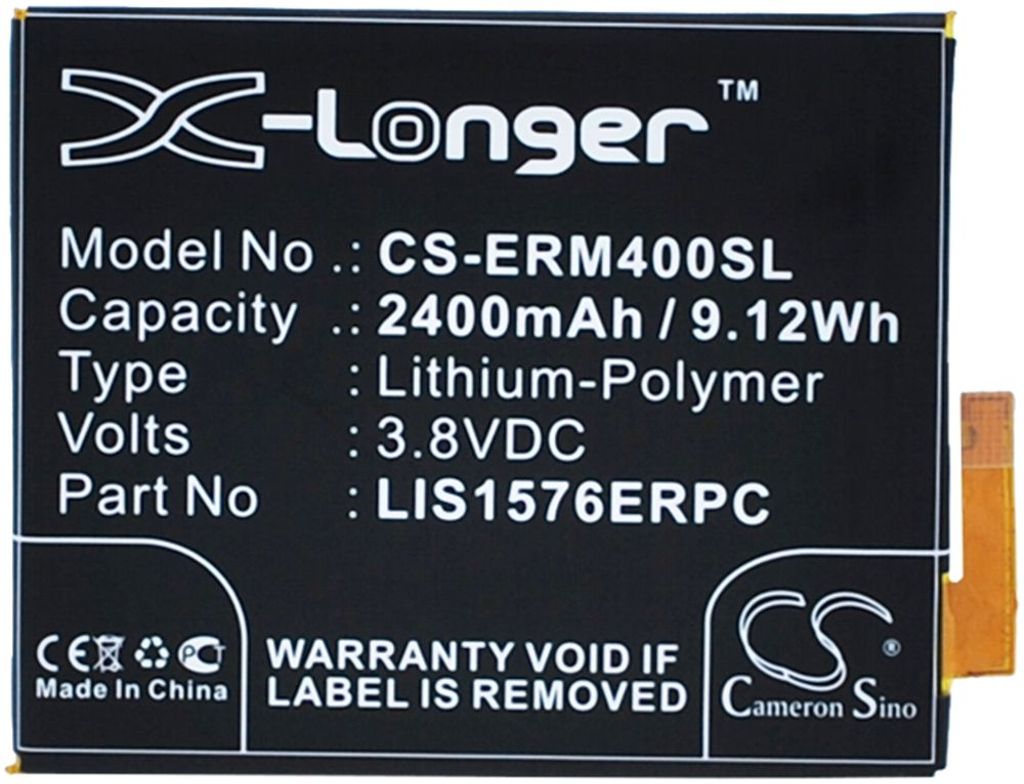 Batteri til Sony Ericsson LIS1576ERPC,AGPB014-A001 2400 mAh
