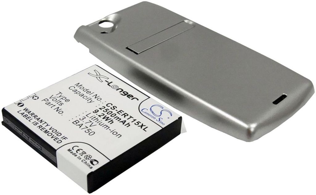 Batteri til Sony Ericsson BA750 2500 mAh