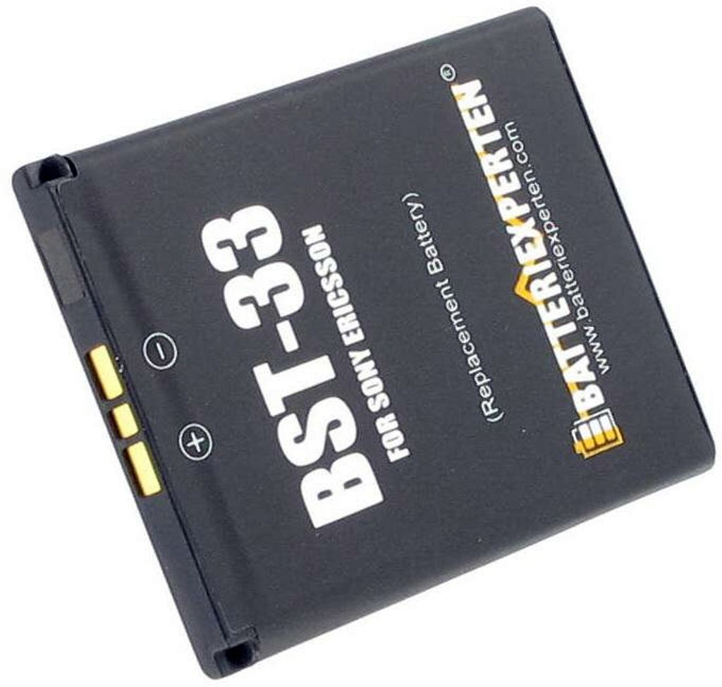 Batteri til Sony Ericsson BST-33 900 mAh