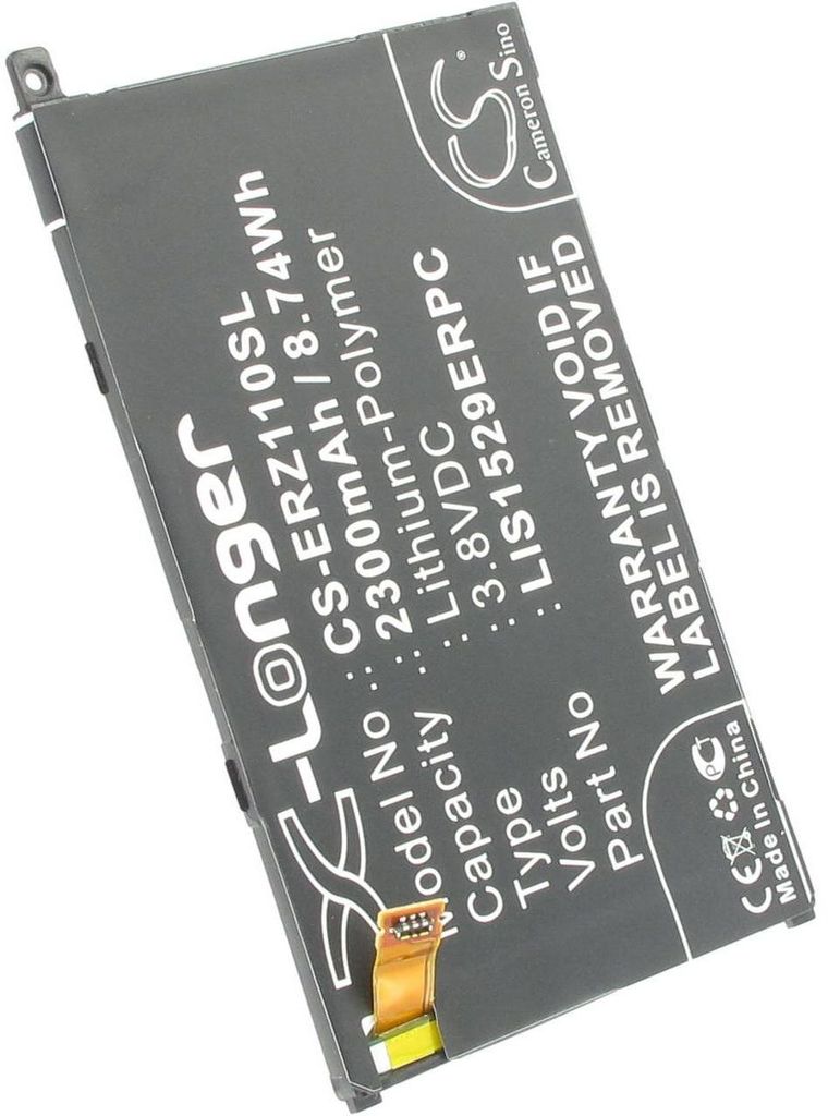 Batteri til Sony Ericsson LIS1529ERPC,1274-3419.1,1ICP4/53/88 2300 mAh