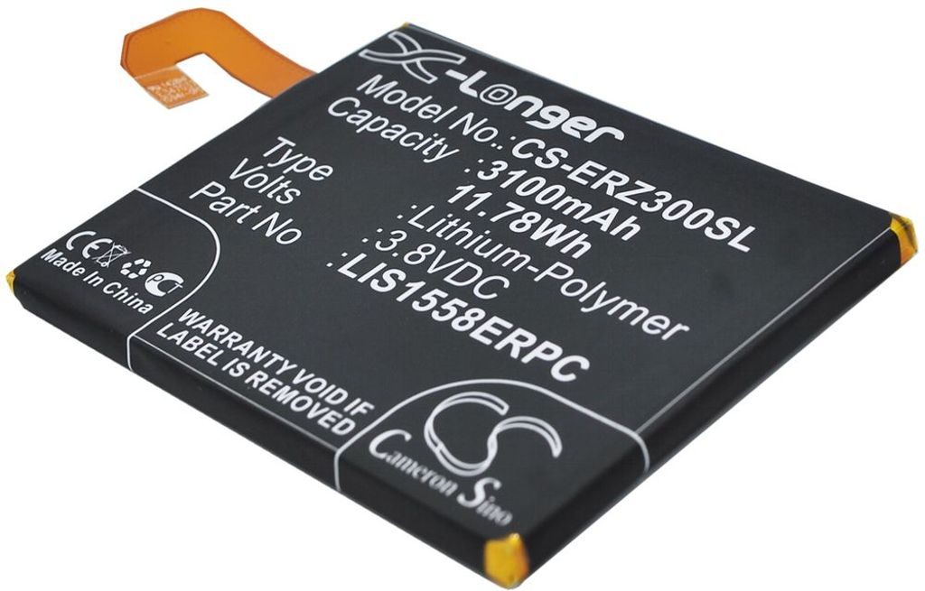 Batteri til Sony Ericsson LIS1558ERPC 3100 mAh