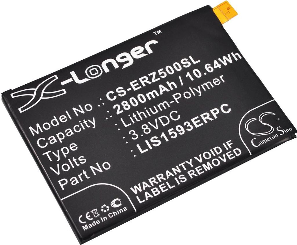 Batteri til Sony LIS1593ERPC,1294-1249 2800 mAh